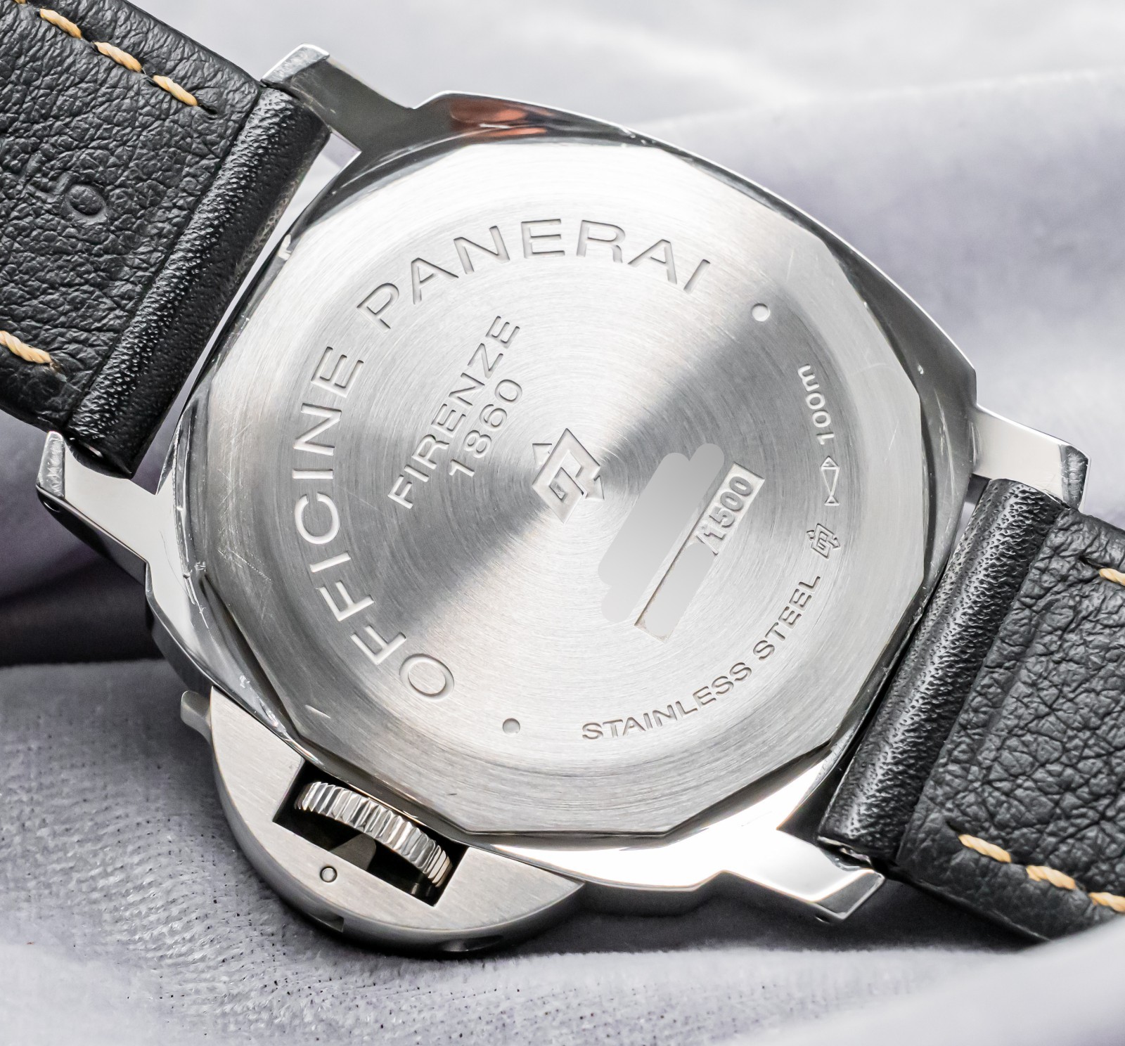 Panerai 773 Luminor Base Logo 44 mm SERVICED Black Dial PAM00773 PAM773