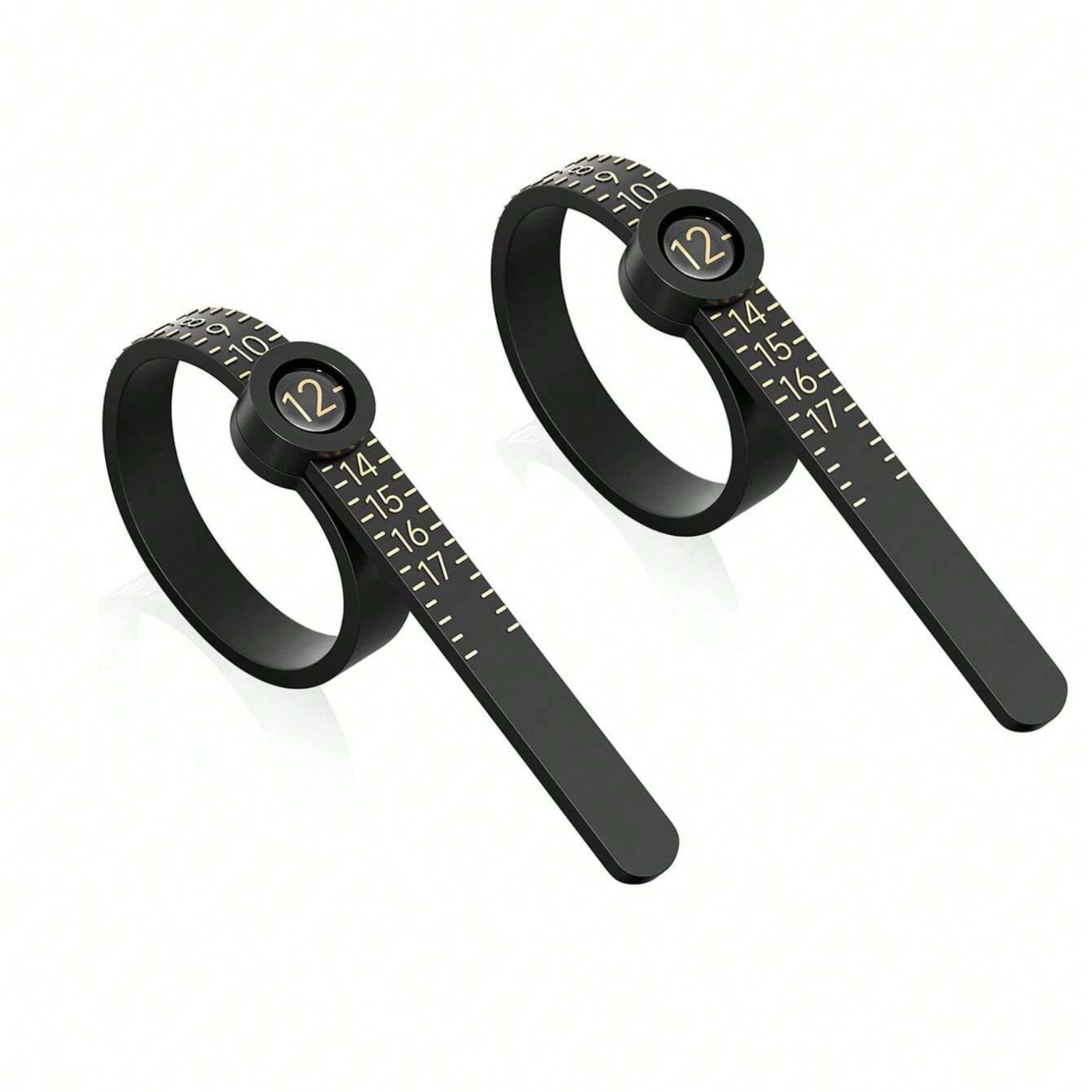 Ring Sizer Finger Measure Gauge US Sizes 1-17 Reusable Ring Sizer Measuring Tool