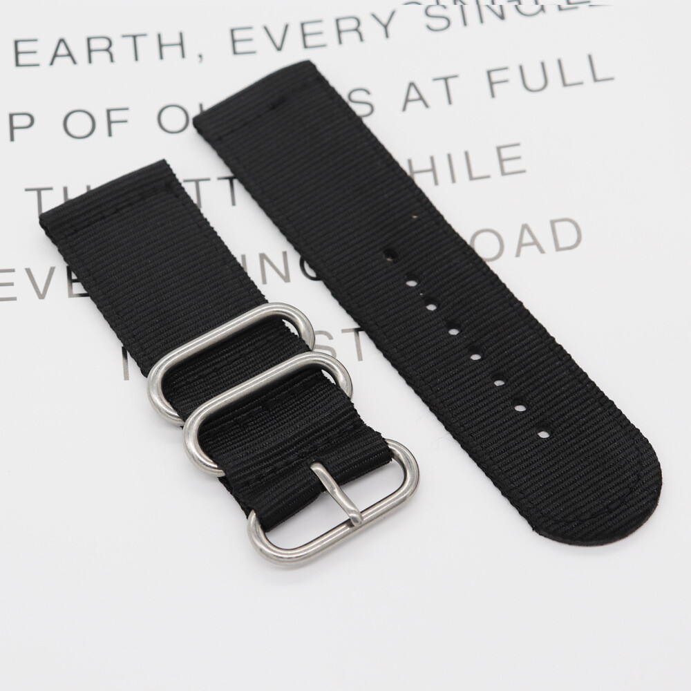 Thicked Sailcloth Nylon Watch Strap Military Mens Sport Band 26/28mm Universal