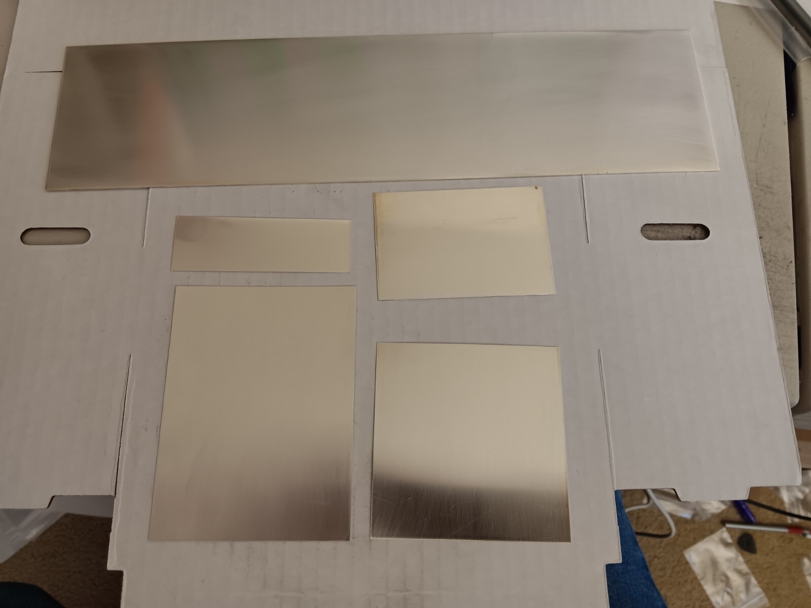 New 925 sterling silver sheet 3 x 1, 3 x 2, 3 x 4, 3 x 12 inch 30 gauge soft