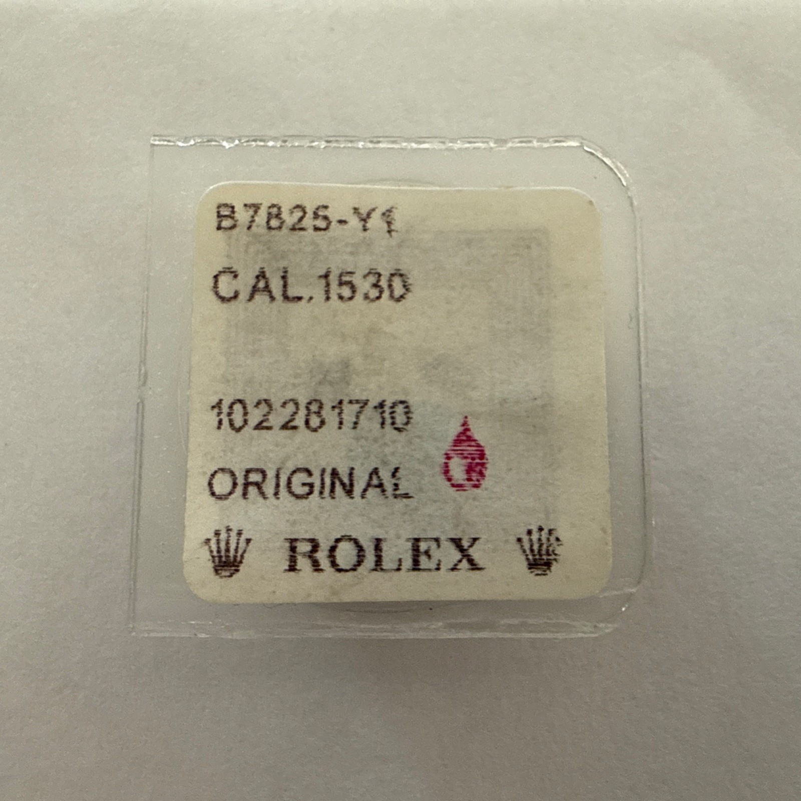 Rolex Genuine Mainspring, New In Package Caliber 1530