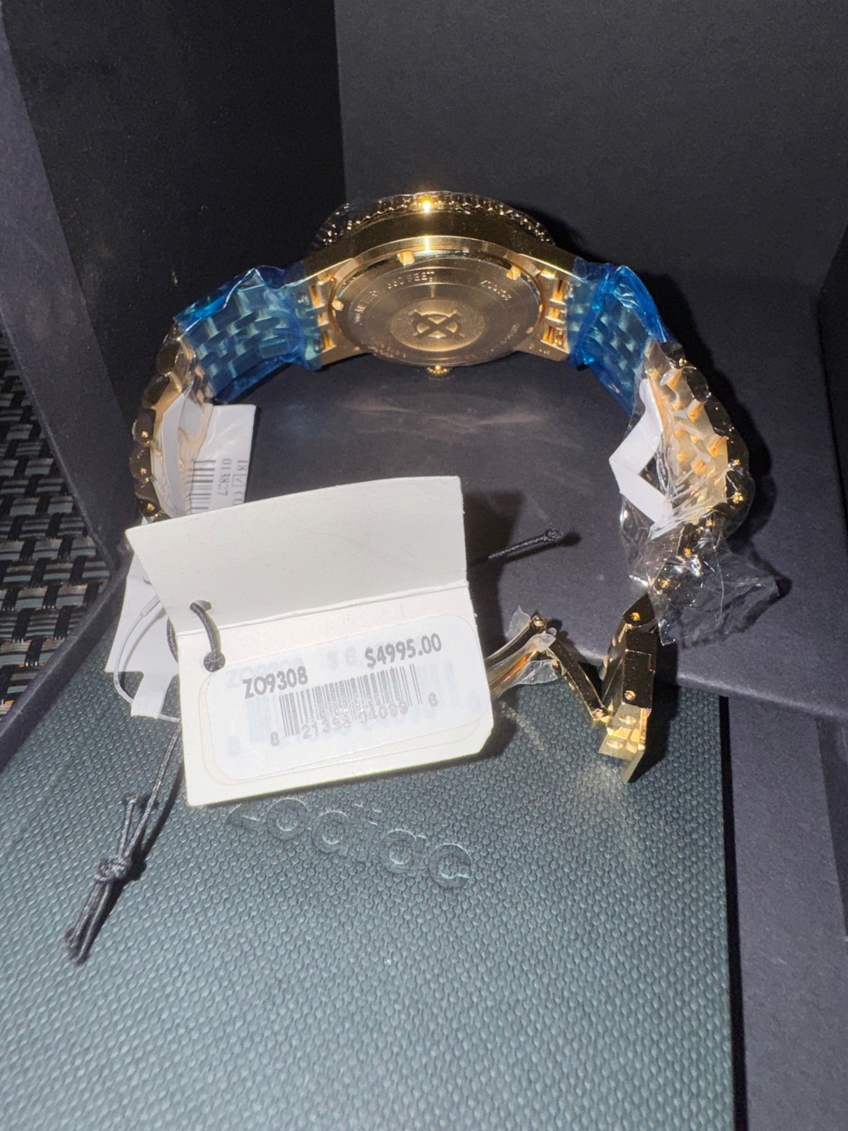 New Zodiac Super Sea Wolf Compression ZO9308 18K Gold Plated Limited Edition