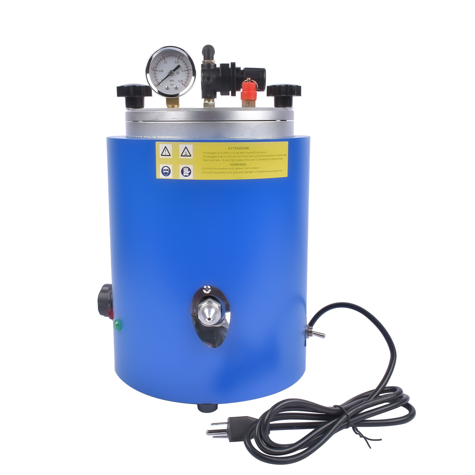 500W Wax Injector Casting Machine Melting Furnace Jewelry Casting Round Tools