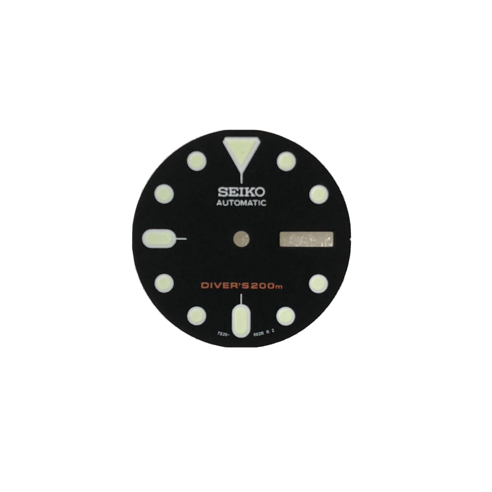 021 SEIKO REPLACEMENT BLACK DIAL LUMINOUS HOUR MARKERS SKX007 7S26-0020 DIVER