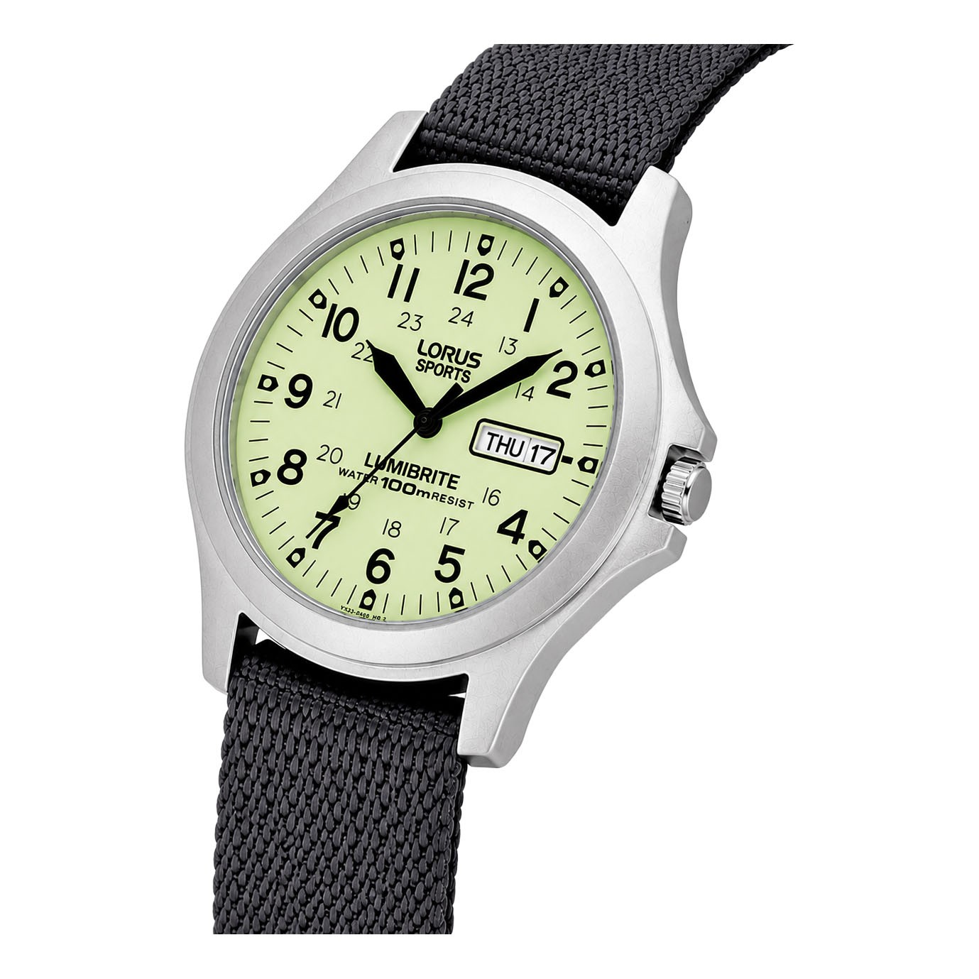 Lorus Lumibrite Military 37mm Watch RJ655AX9
