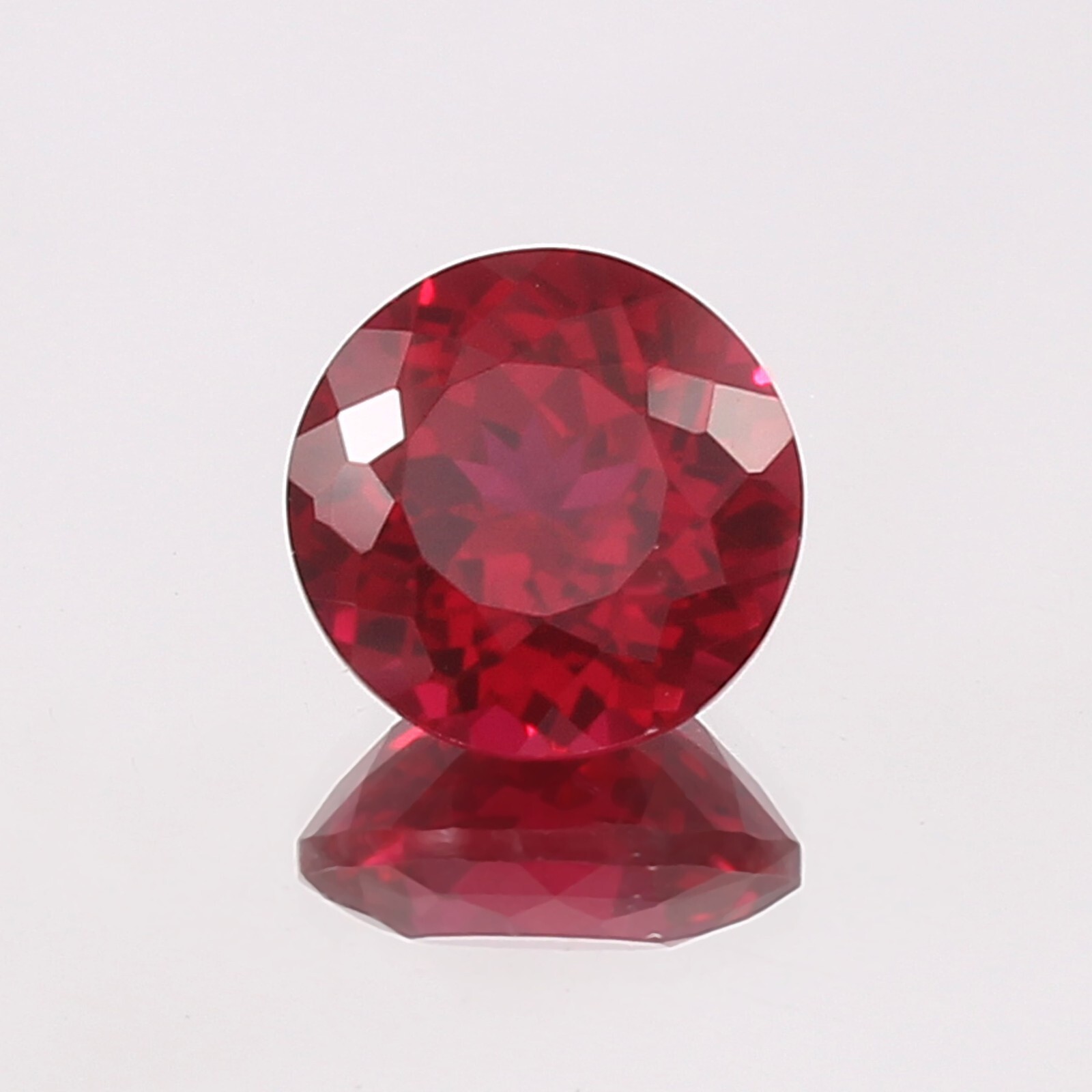 AAA Natural Flawless Mozambique Blood Red Ruby Loose Round Gemstone Cut 6×6 MM