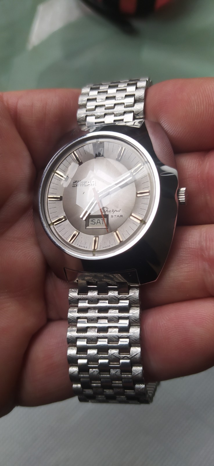 Enicar Sherpa Star ref 2342 Automatic Day-Date cal.AR1147
