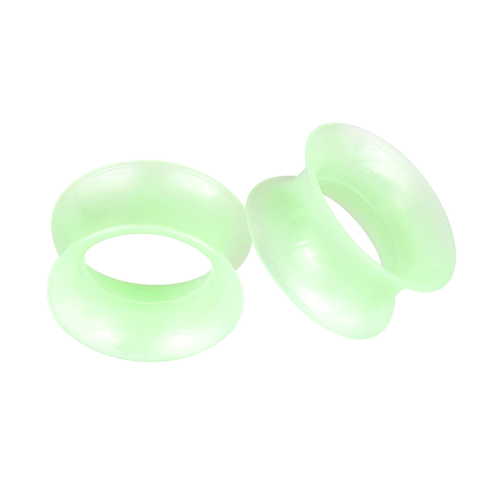 20Pcs Thin Silicone Earskin Tunnels Flexible Ear Gauge Kit Expander Plug 2g-3/4″