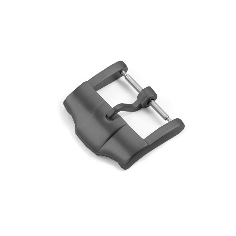 Quality Solid Stainless Steel Watch Buckle Rubber Strap Metal Pin Clasp 18mm