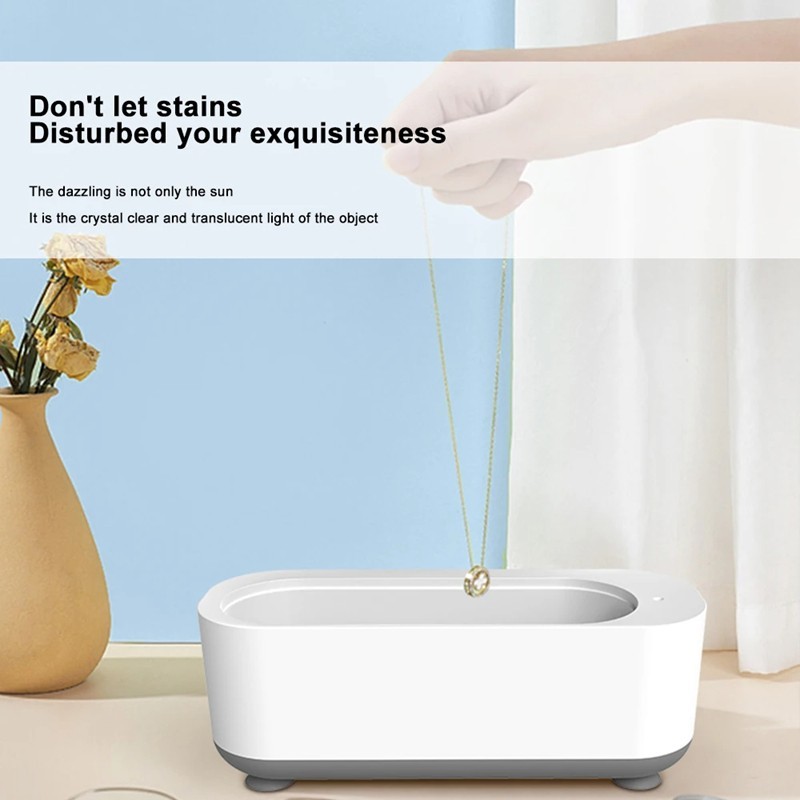 Sonic Jewelry Cleaner- 45 Khz Professional Portable Glasses Cleaner Machine