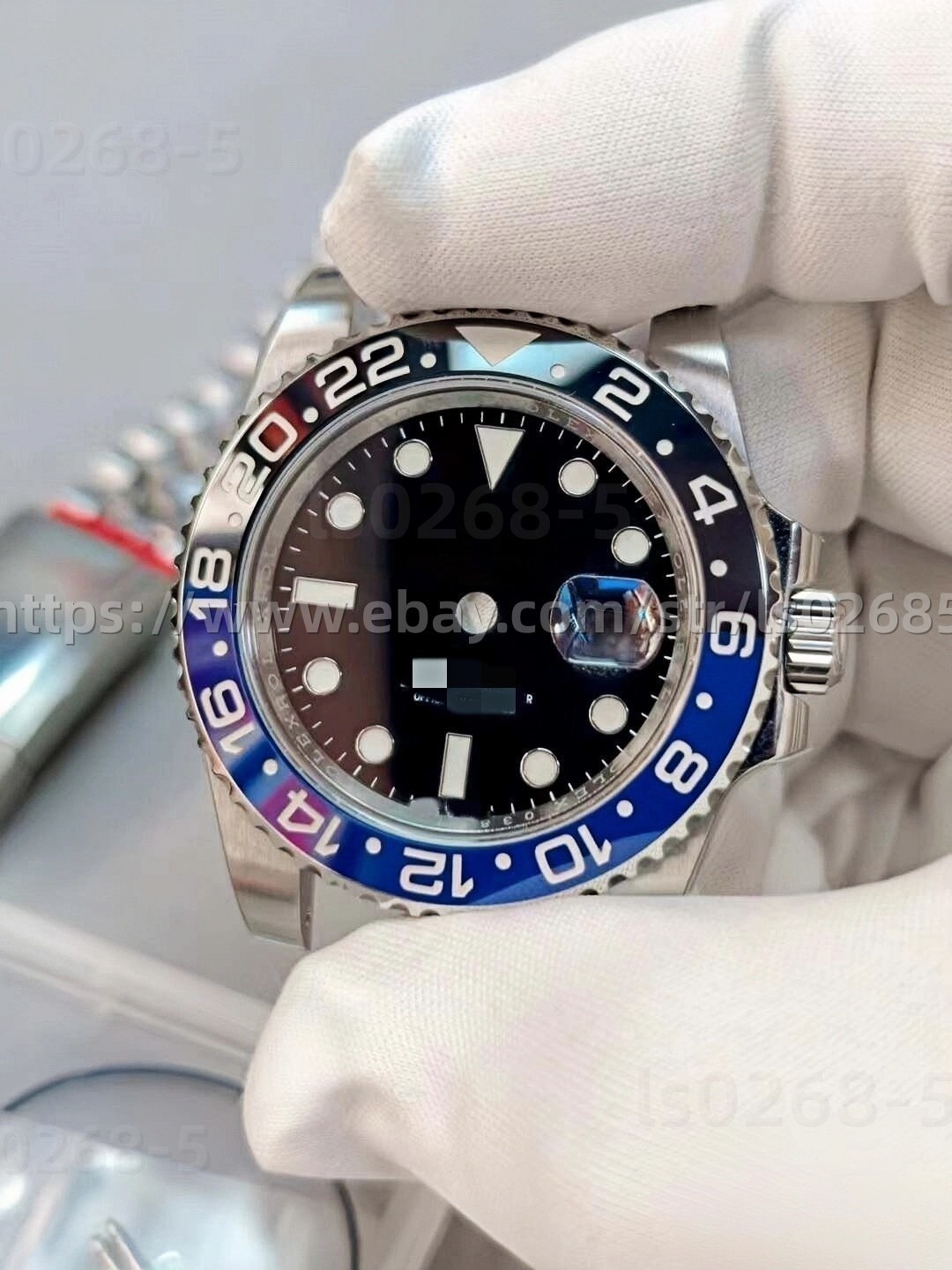 DIY SET for 3285 Movement watch case + dial + hands + Stainless Steel Strap 40mm