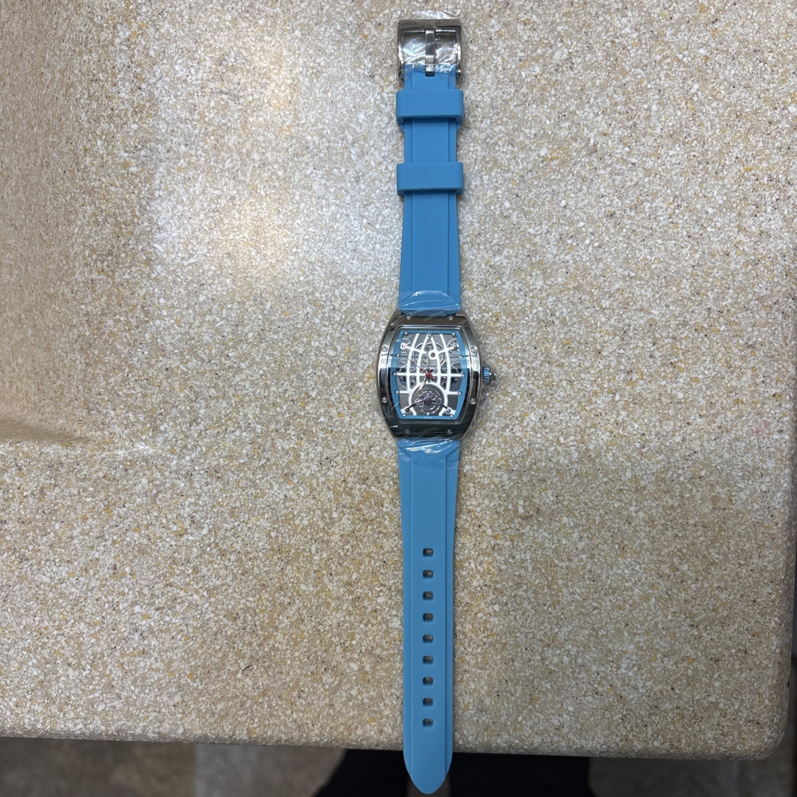 #2 IceTime 33mm Blue Dial Steel Ladies Watch 0.10ct Diamonds IT25