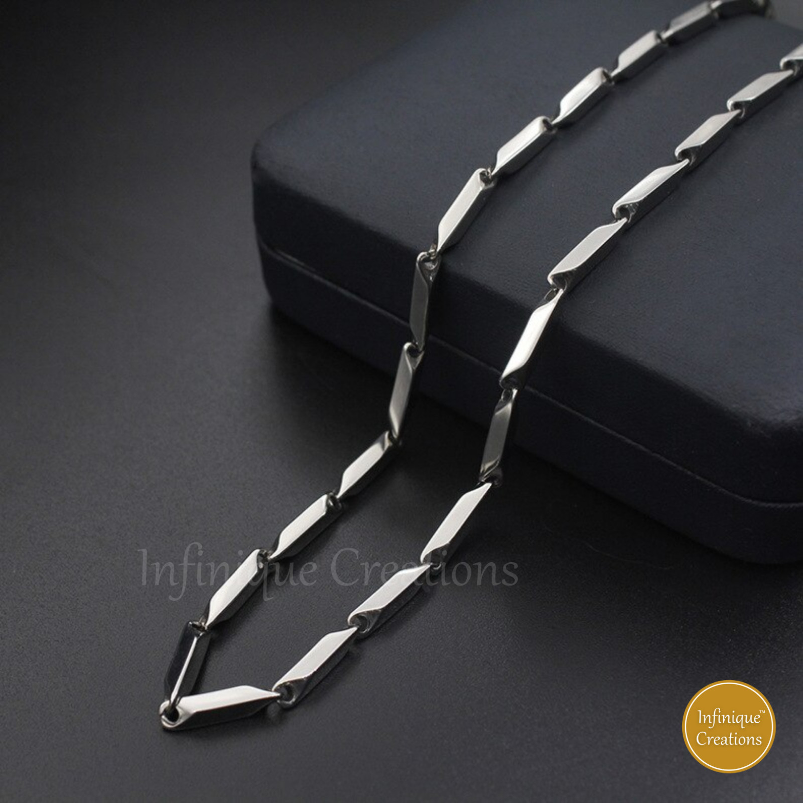 Stainless Steel Silver Arrow Bullet Chain Bracelet Necklace Men Women 7- 38″