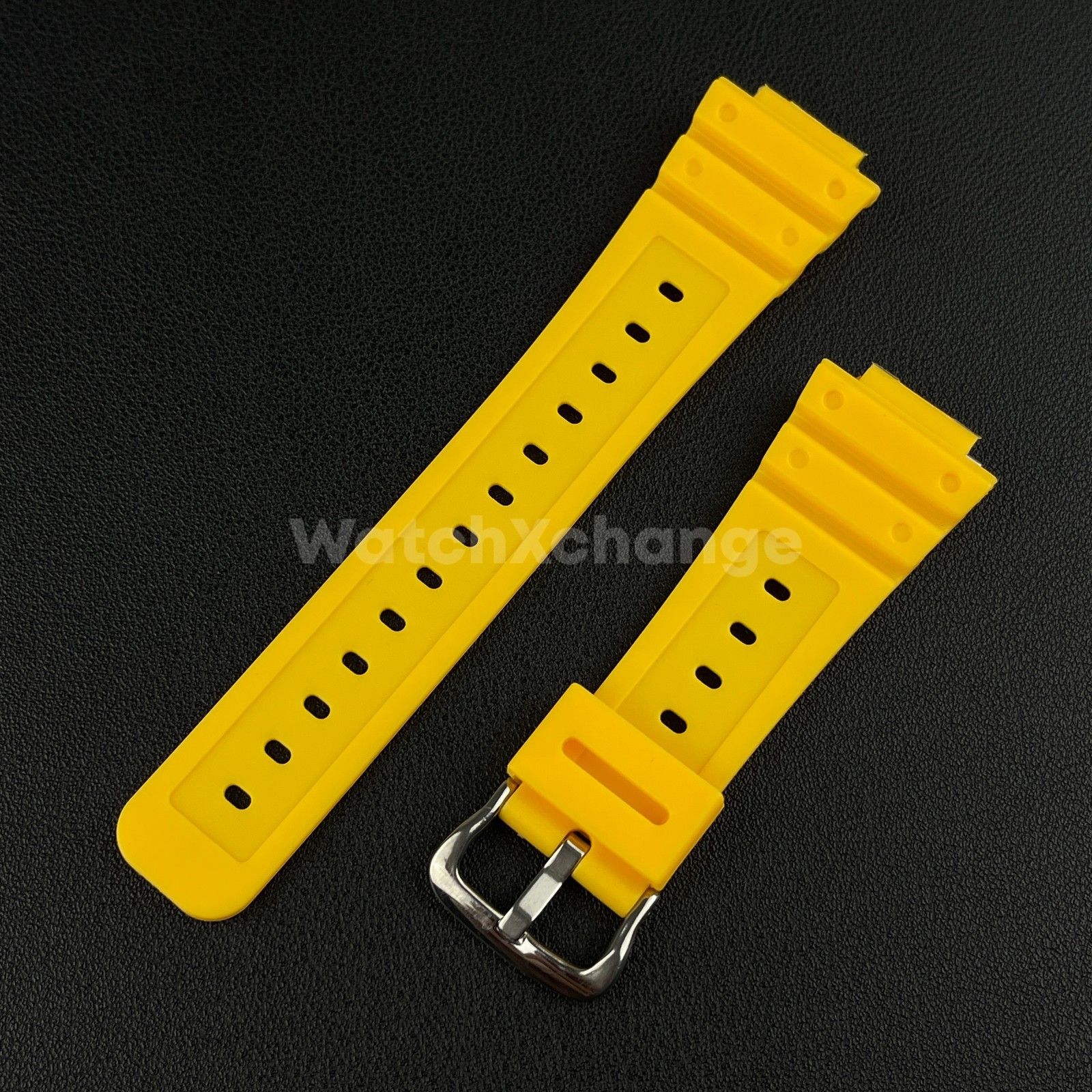 Yellow Watch Strap For G-SHOCK Replacement Rubber Band CASIO GA2100 GA2110 16mm