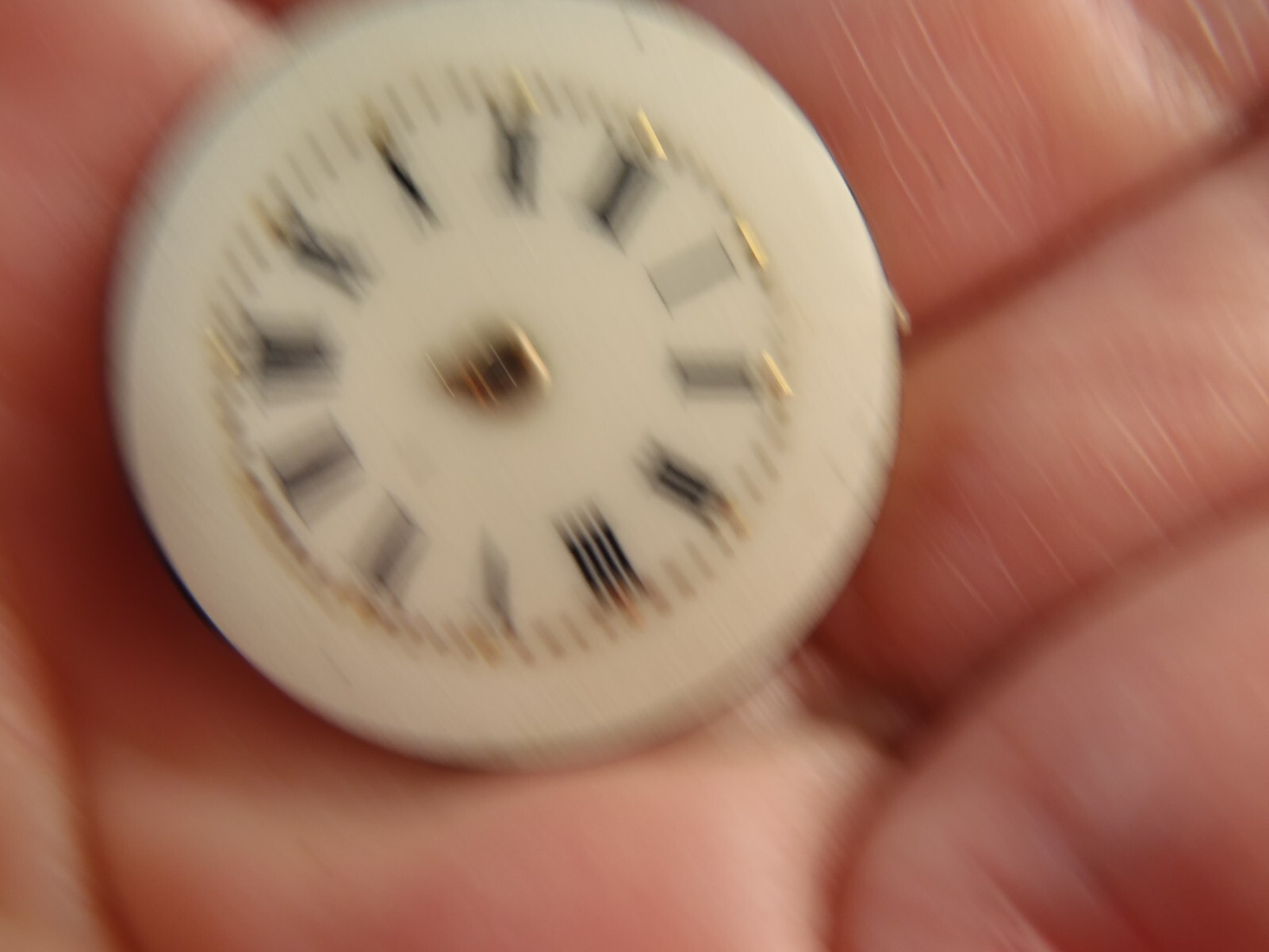 Vintage Manual Wind Watch Movement 23.9mm Across For Parts