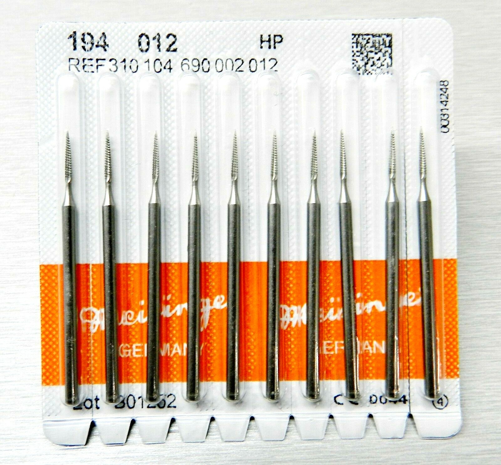 Krause Bur Cross Cut Bur by Meisinger Germany Fig.194 size1.2 mm A Pack of 10