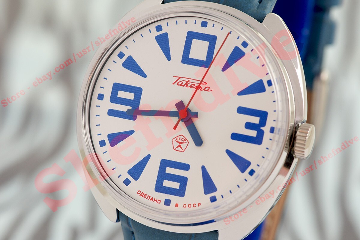 Rare Vintage Russian USSR mechanical OLD stock watch cal. 2609 Raketa 0 Big ZERO