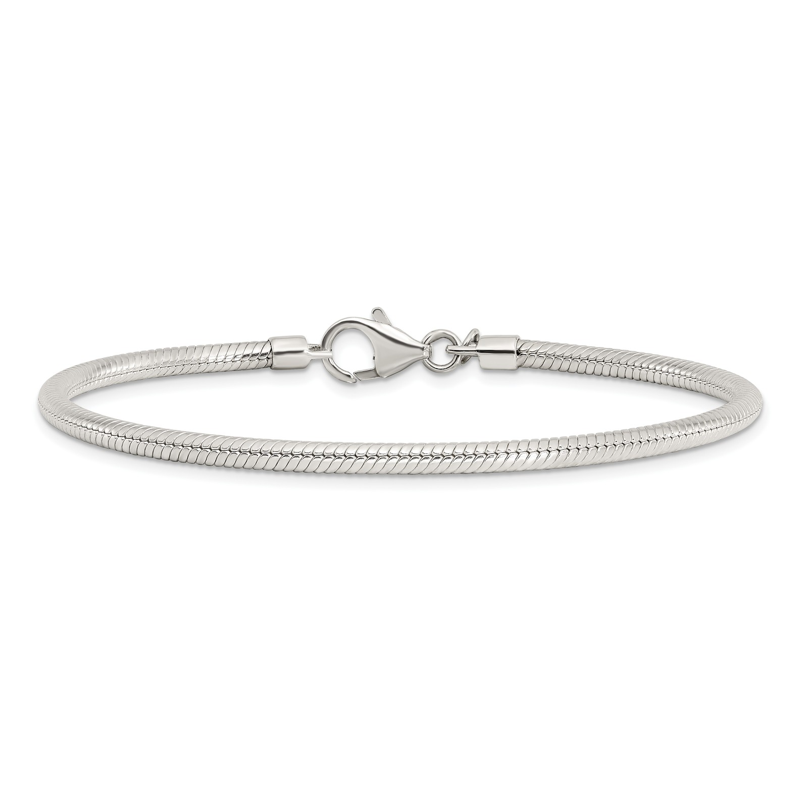 Silver Reflections Lobster Clasp Bead Bracelet QRS984