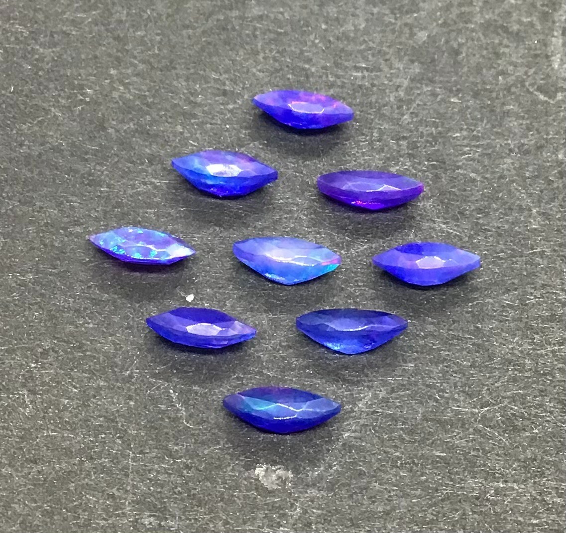 Blue Fire AAA Natural Ethiopian Opal Marquise Cut Loose Gemstone For All Jewelry
