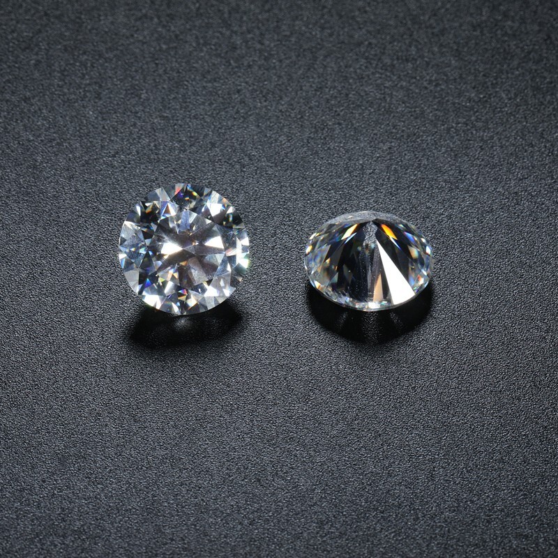 1-30ct Round Cut Loose Moissanite Stone D VVS1 Excellent Cut GRA Certificated