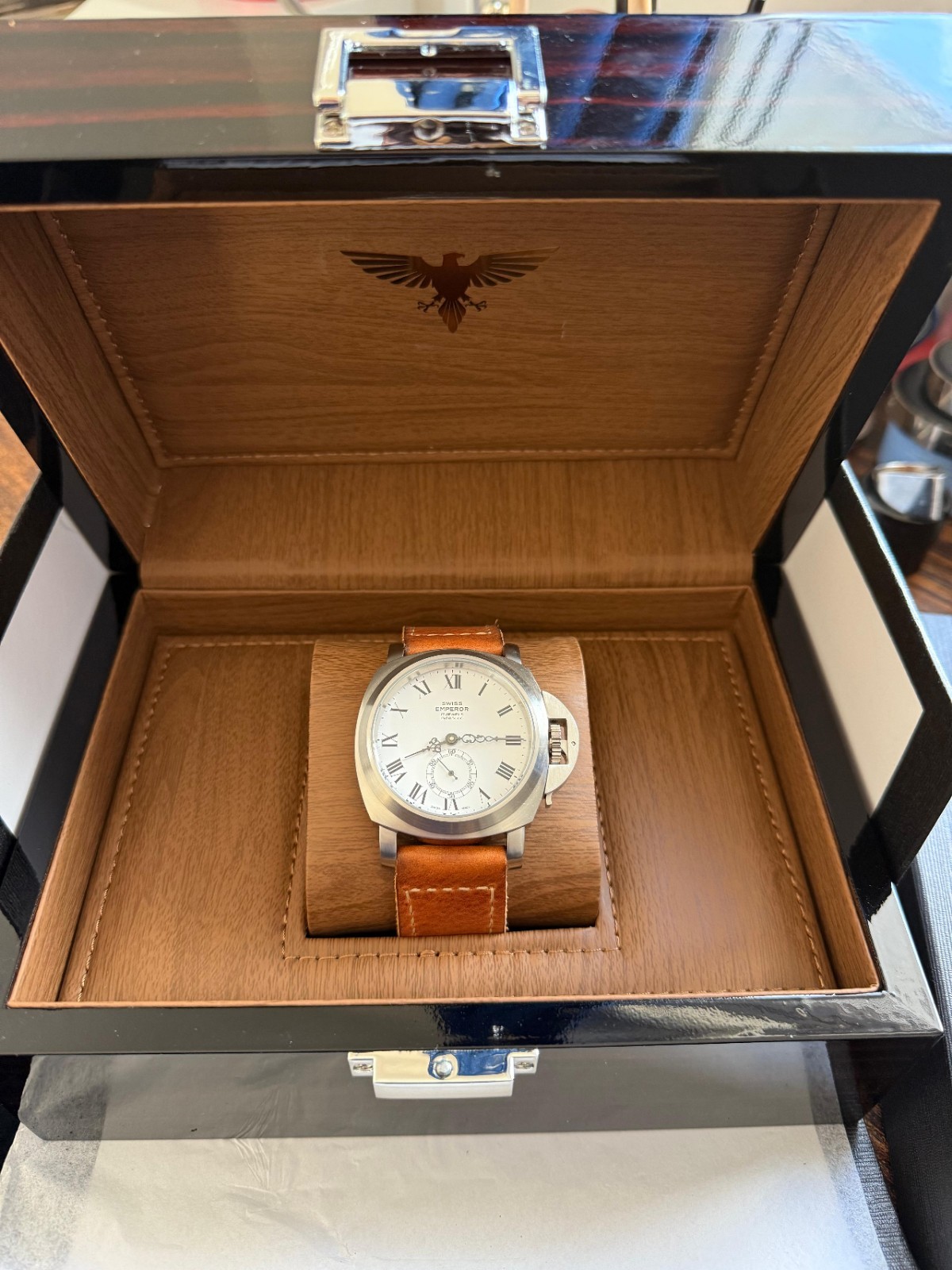 44mm Bespoke Watch Swiss made Movement handmade – strap