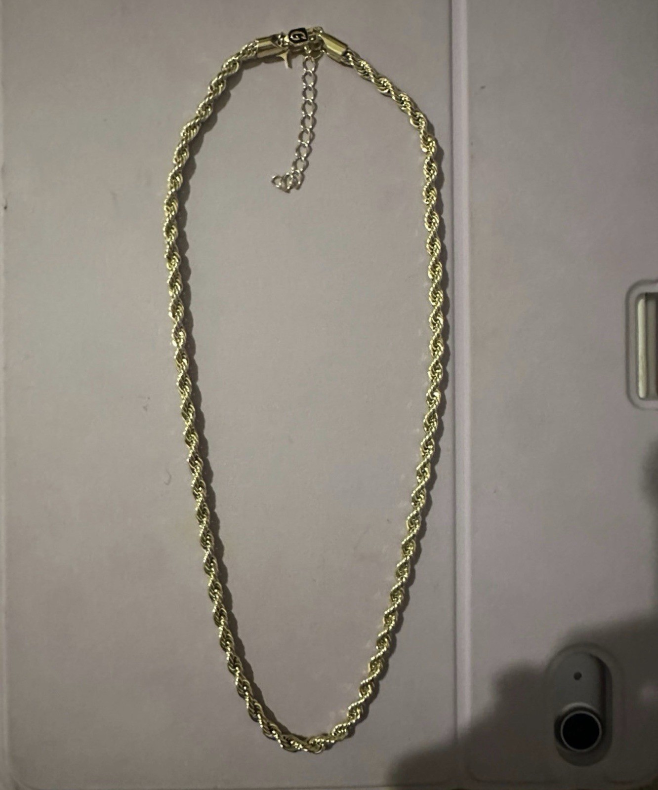 Gold Rope Chain Necklace (4mm, 18–20”) – GLD