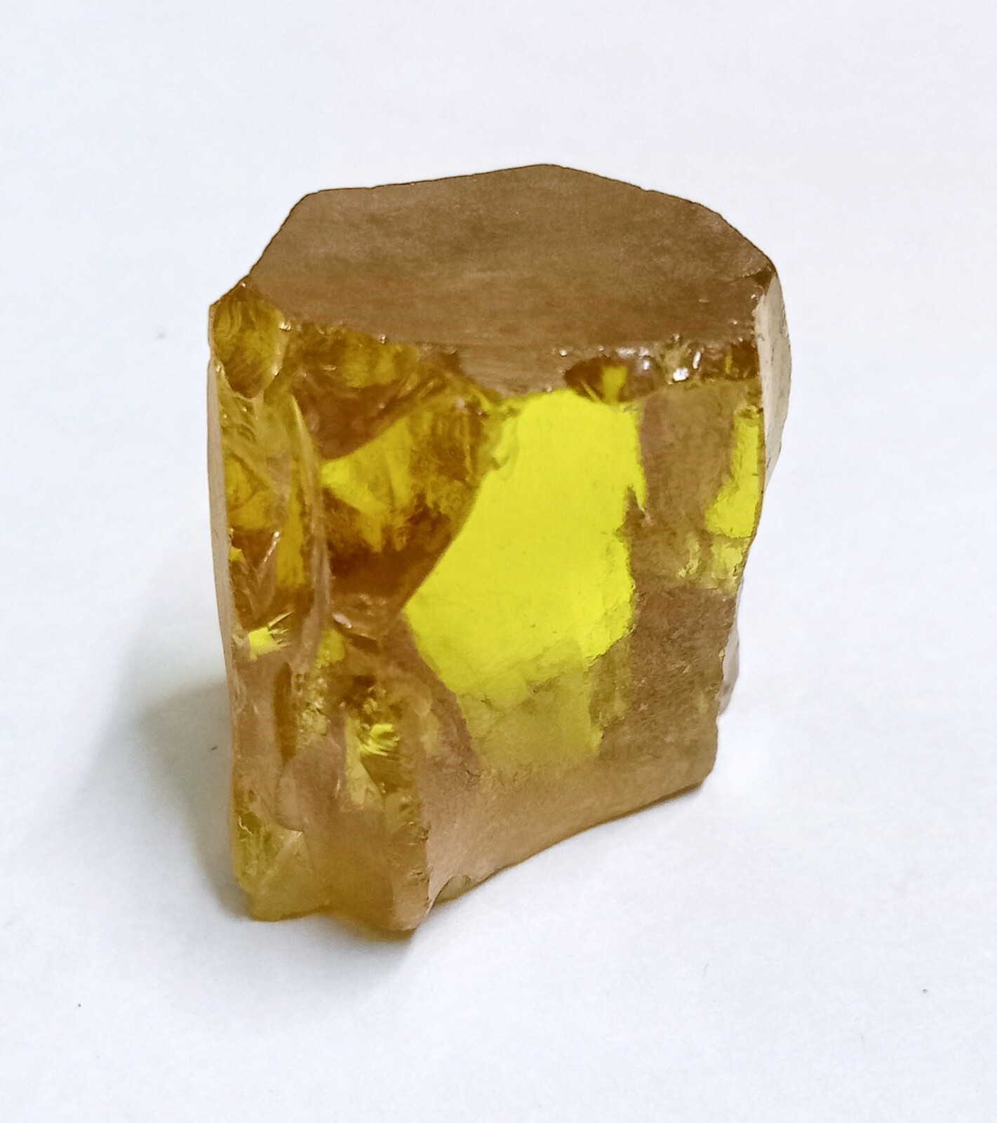 Natural Cambodian Yellow Zircon Rough Superb 255 Ct Certified Loose Gemstone