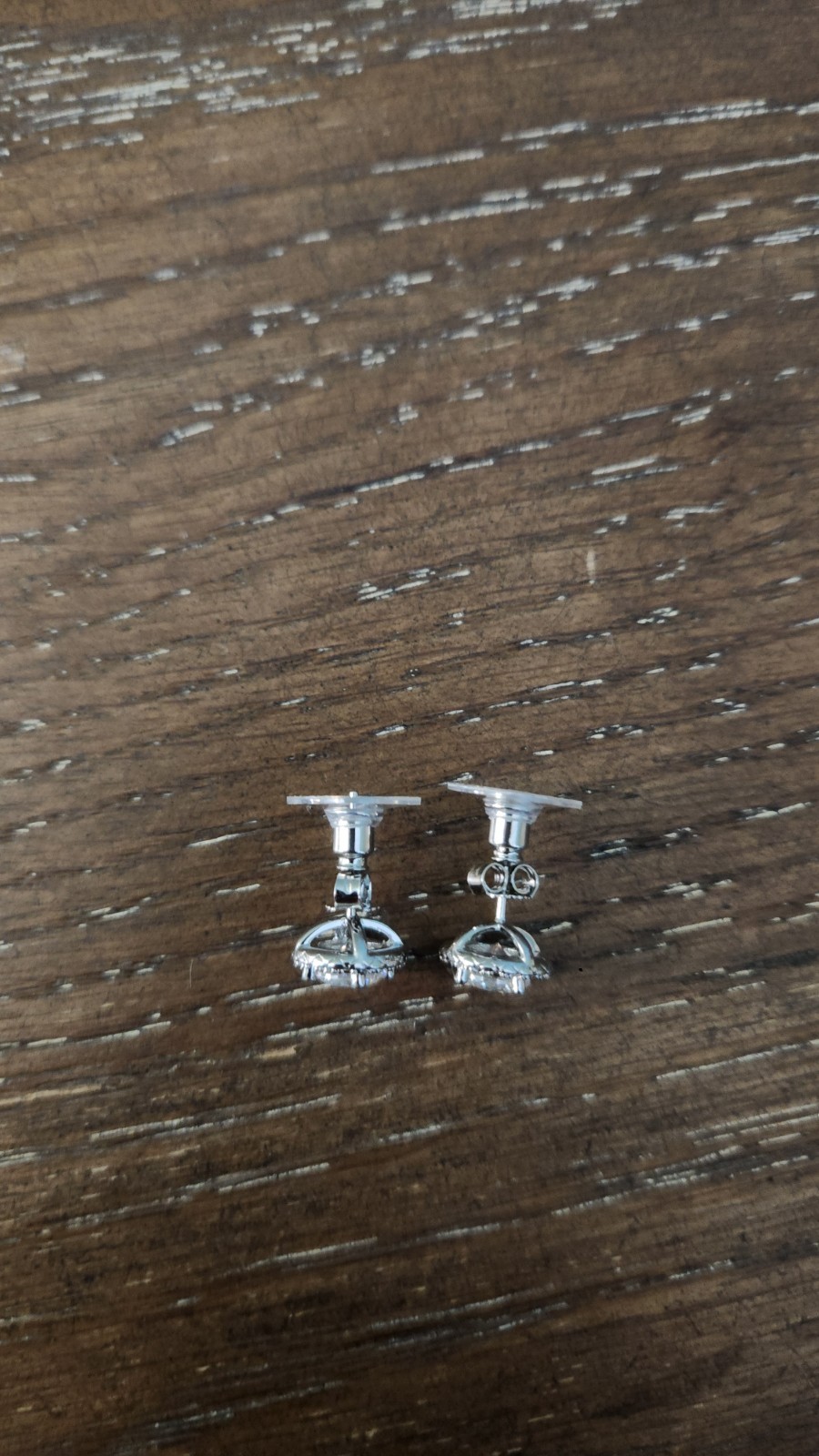 GRA Certified Moissanite Stud Earrings Round Cut Sparkling Screw Back Jewelry