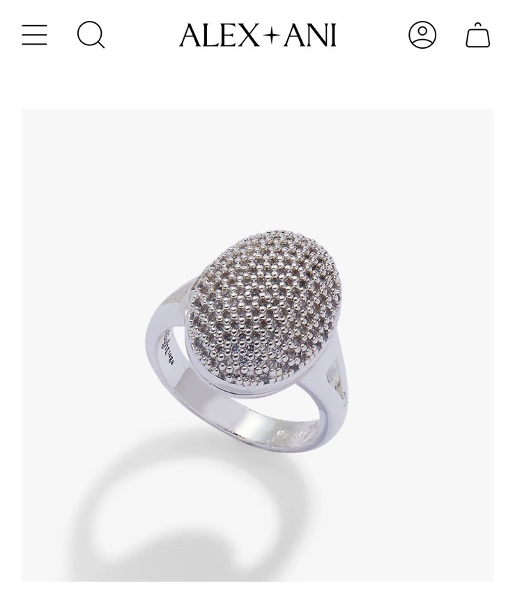 Authentic New Alex + Ani 💍The TWILIGHT SAGA Bella’s Engagement Ring-Size 7-LE