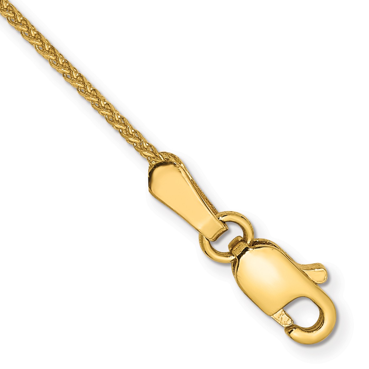 14K 6 inch 1.05mm Diamond-cut Spiga with Lobster Clasp Bracelet PEN157