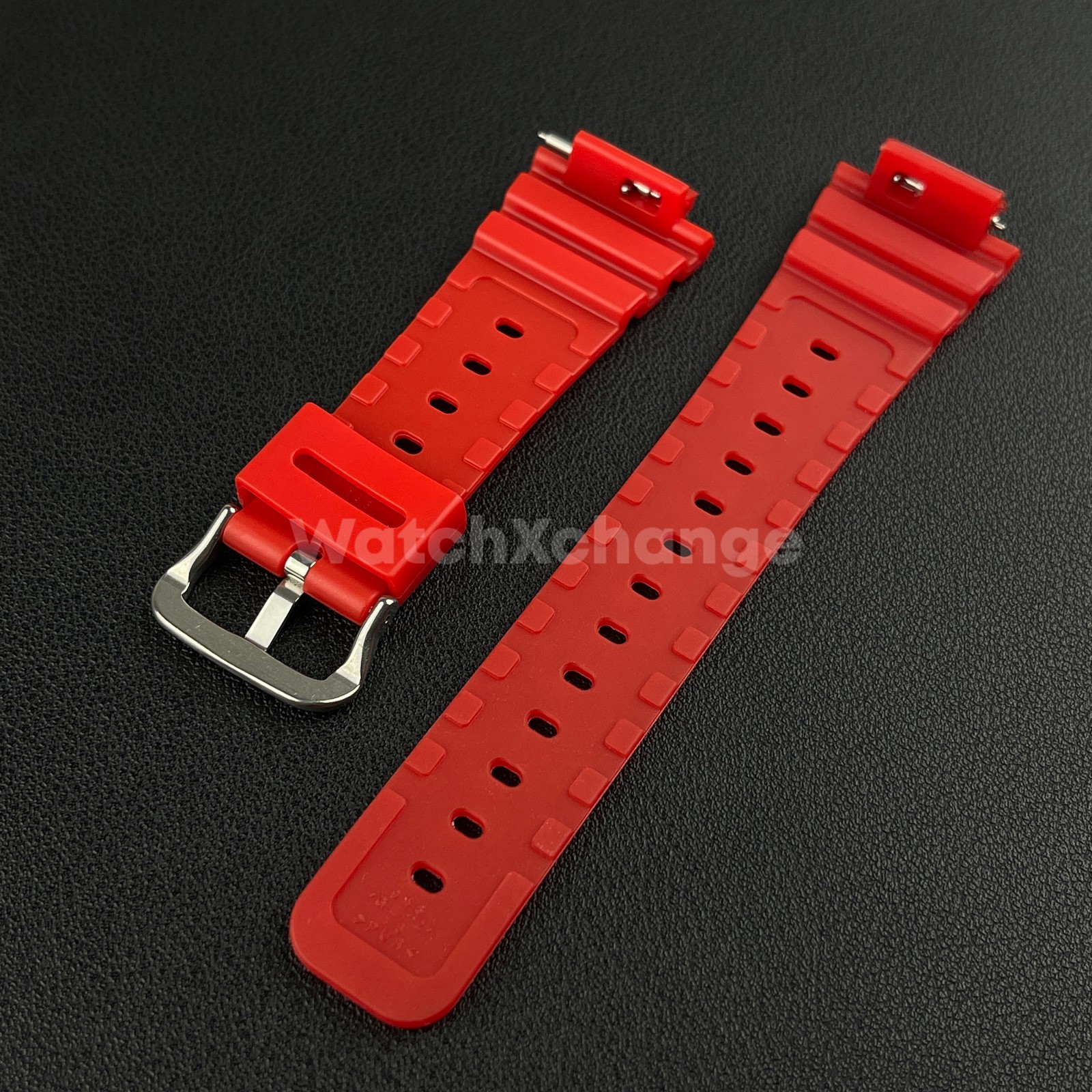 Red Watch Strap For G-SHOCK Replacement Rubber Band CASIO GA2100 GA2110 16mm