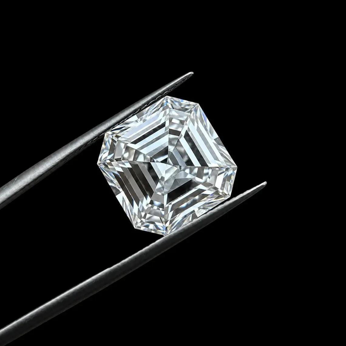 CERTIFIED 1.05 Ct Earth-Mined Natural Diamond asscher cut LOOSE VVS1/ 5.5 mm