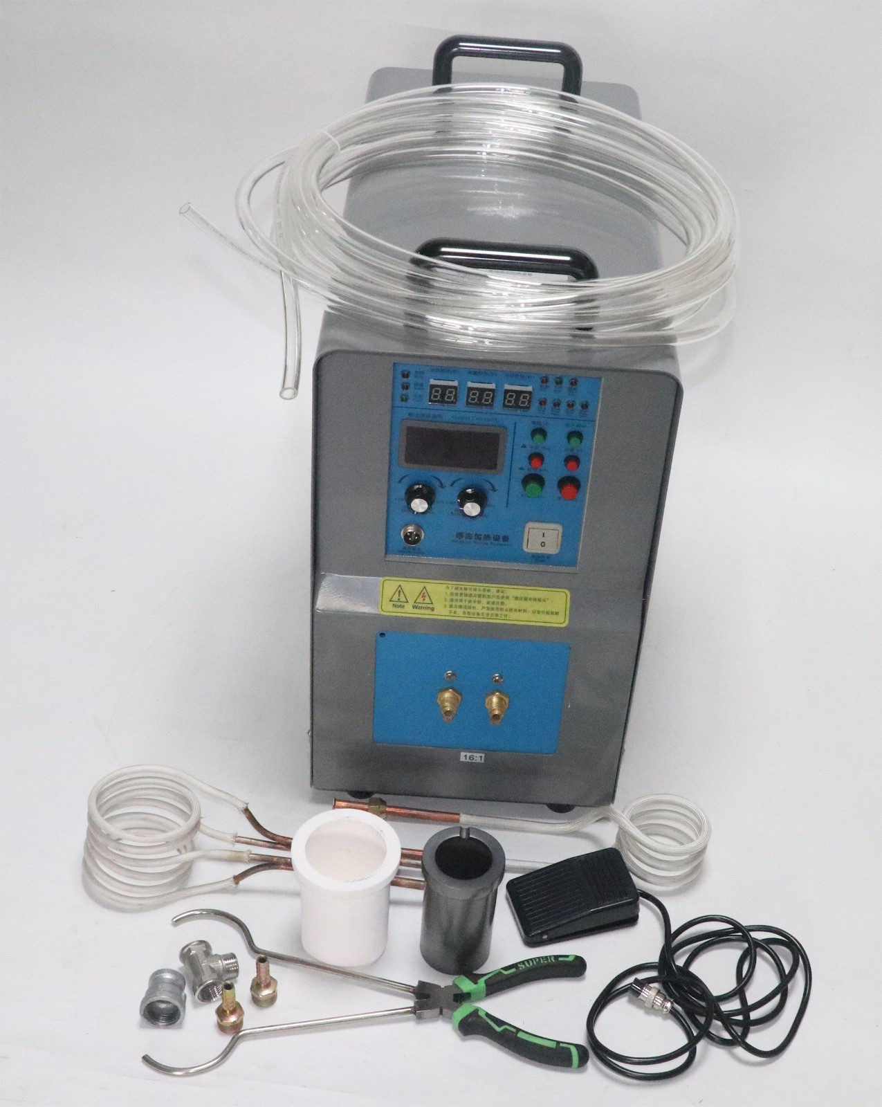 30KW 3-Phase 30-100KHz High Frequency Induction Heater Heating Melting Furnace