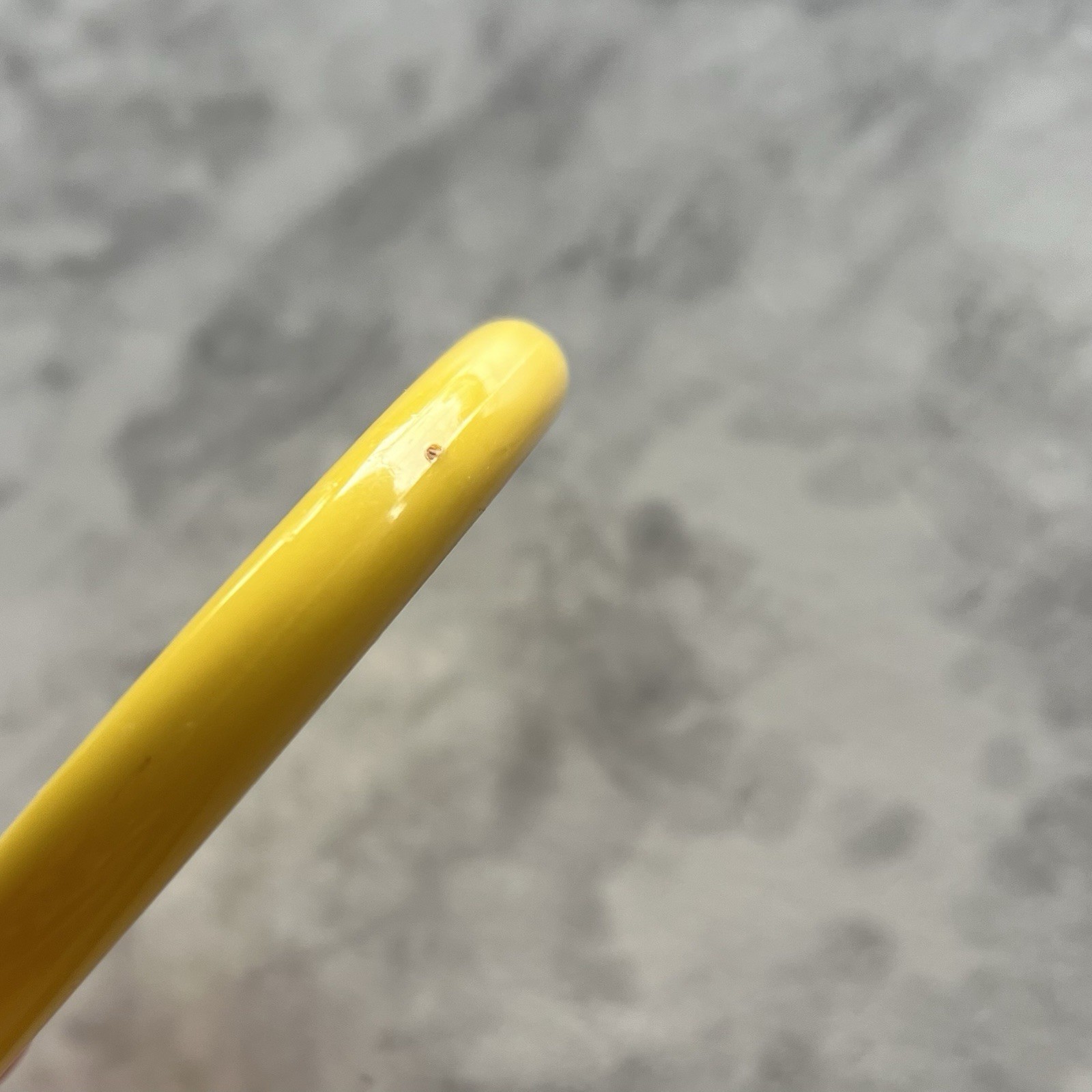 Vintage Yellow Pop Art Plastic Bangle Bracelet 80s Retro