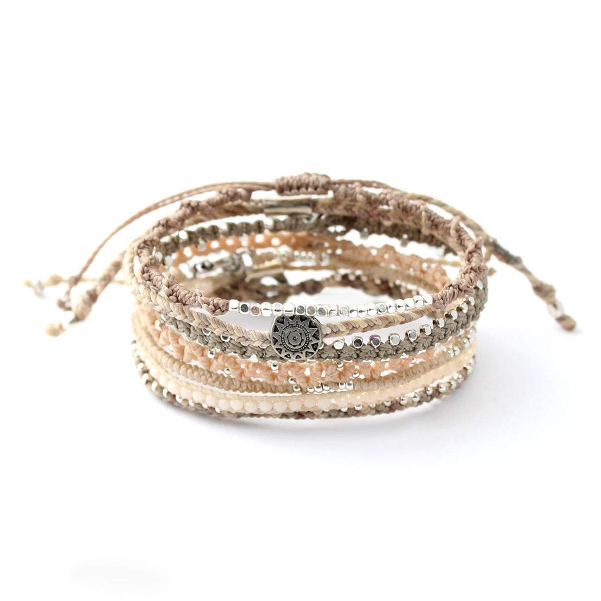 Wakami Earth Charm Bracelet Stack | Women 6.5 IN, Winter Weather | 6.5IN