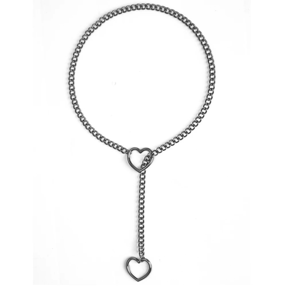 Ring Slip Chain Heavy Slipchain Choker Collar For Women Men