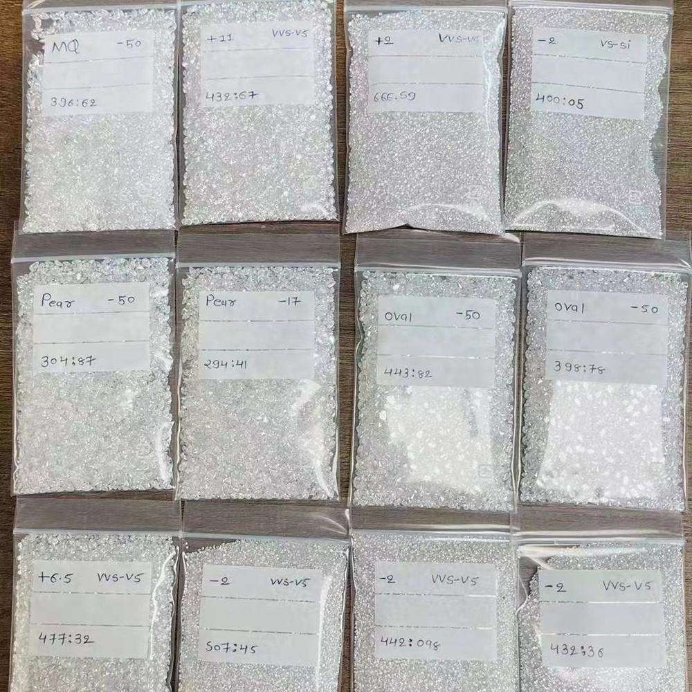 4.00 MM Loose Lab Grown CVD Diamond 4PCS Round EF Color, IF CLARITY Certified