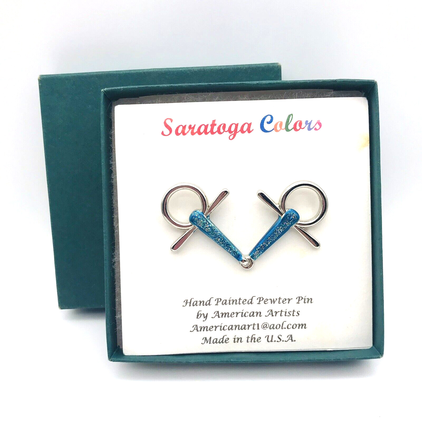 Pride LGBT Double Female Symbol Brooch Pin Lesbian NEW Made in USA