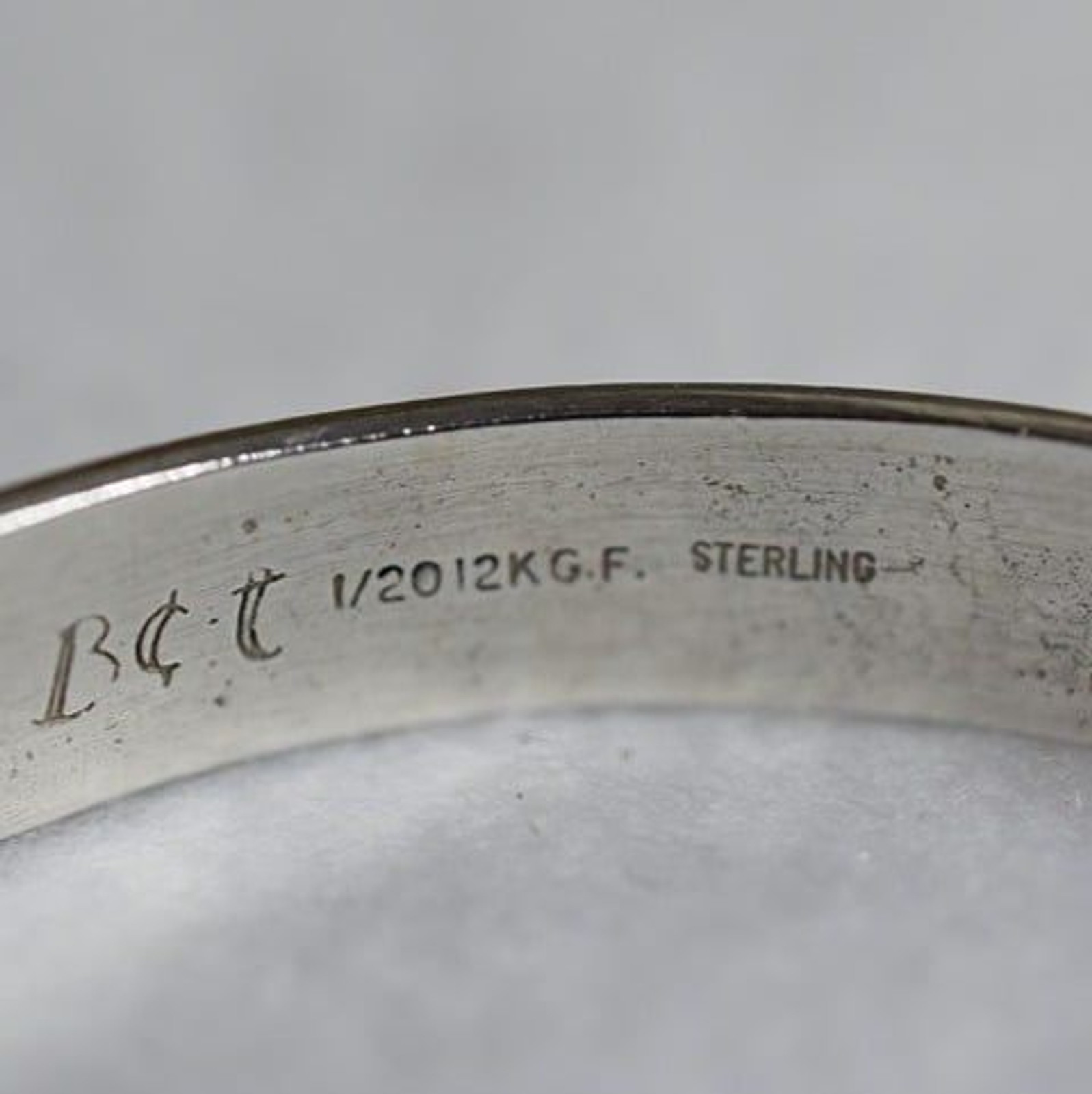 Vintage 12K GF/Sterling Silver Lloyd Becenti Jr BCT Story Teller 7″ Bracelet
