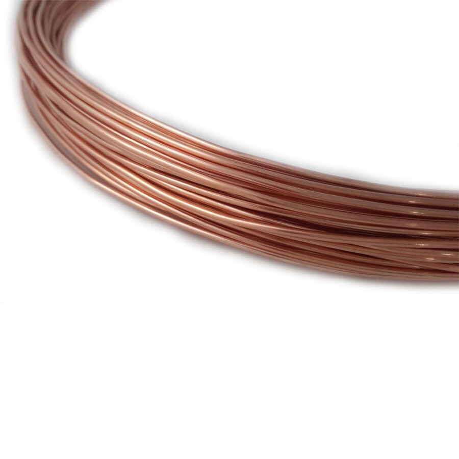 Pure Copper wire Dead Soft Round-1/2 Round-Square 6 – 16 18 19 20 21 22 24 26 Ga