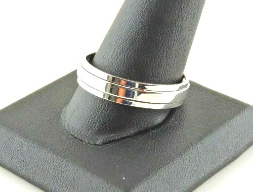 Sterling Silver Smooth Spinner Band Ring – Free Gift Pakaging