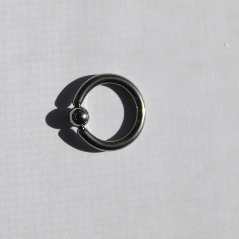 8g 3mm CBR Captive Bead Ring Body Piercing Stainless Steel