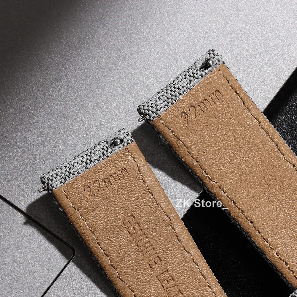 Quick Release Sailcloth Watch Band 18 20 22MM Nylon Fabric Watch Strap Men Women