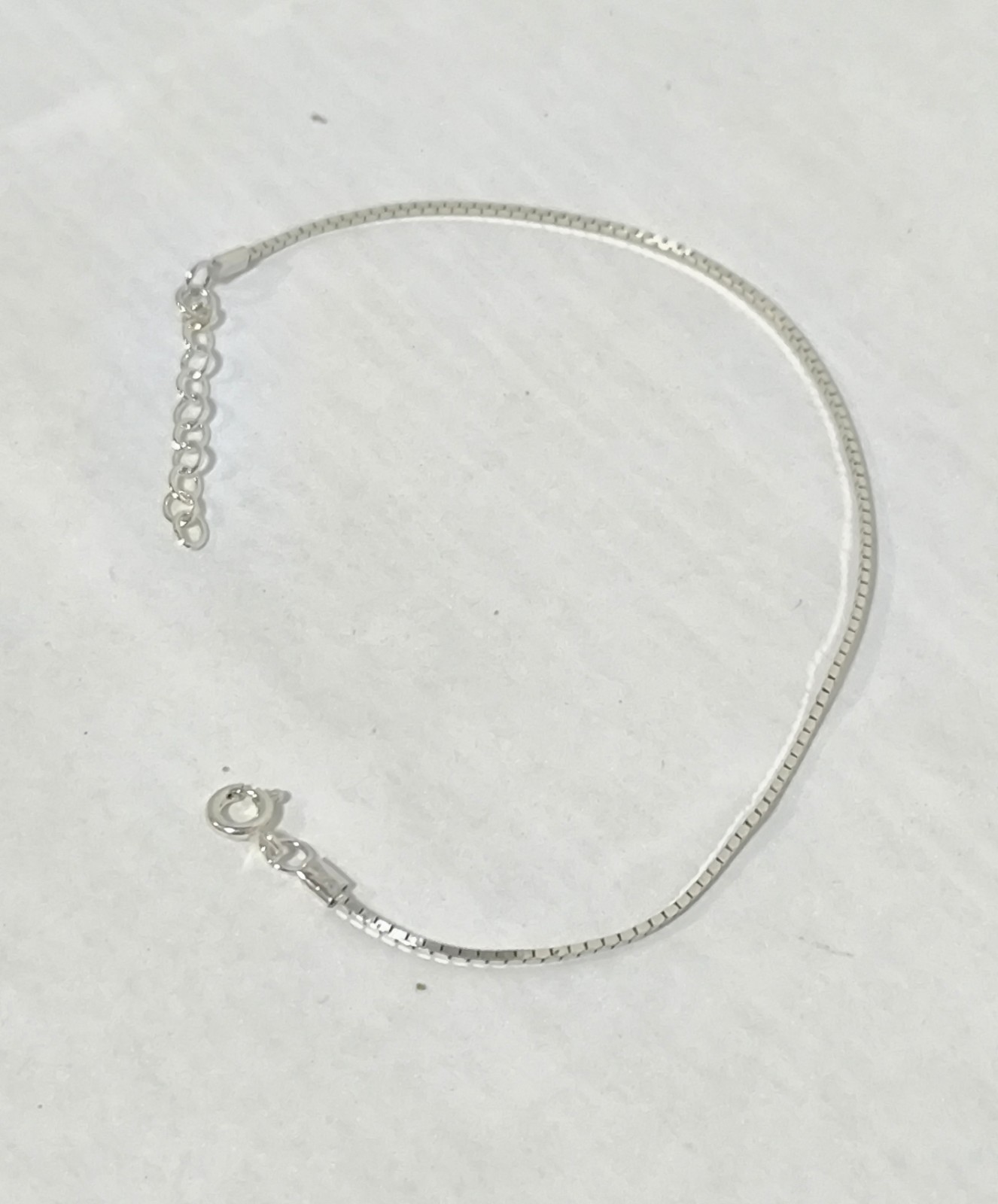 8.5 Bracelet Sterling Silver 925 Thin Lobster Clasp 1mm Width Free Shipping USA