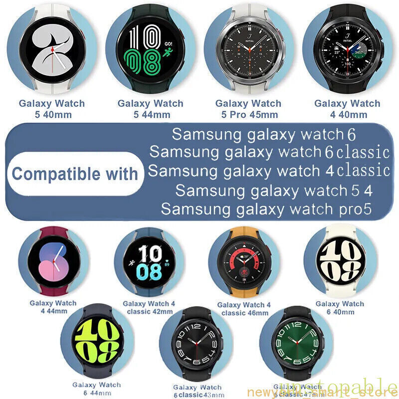 Quick Fit Milanese Metal Band Strap For Samsung Galaxy Watch 4 5 6 40/44/43/47mm