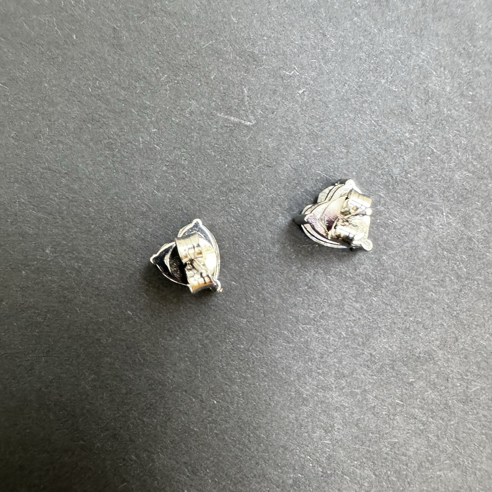 3 Ctw Moissanite, Heart Stud Earrings, 925 Sterling Silver