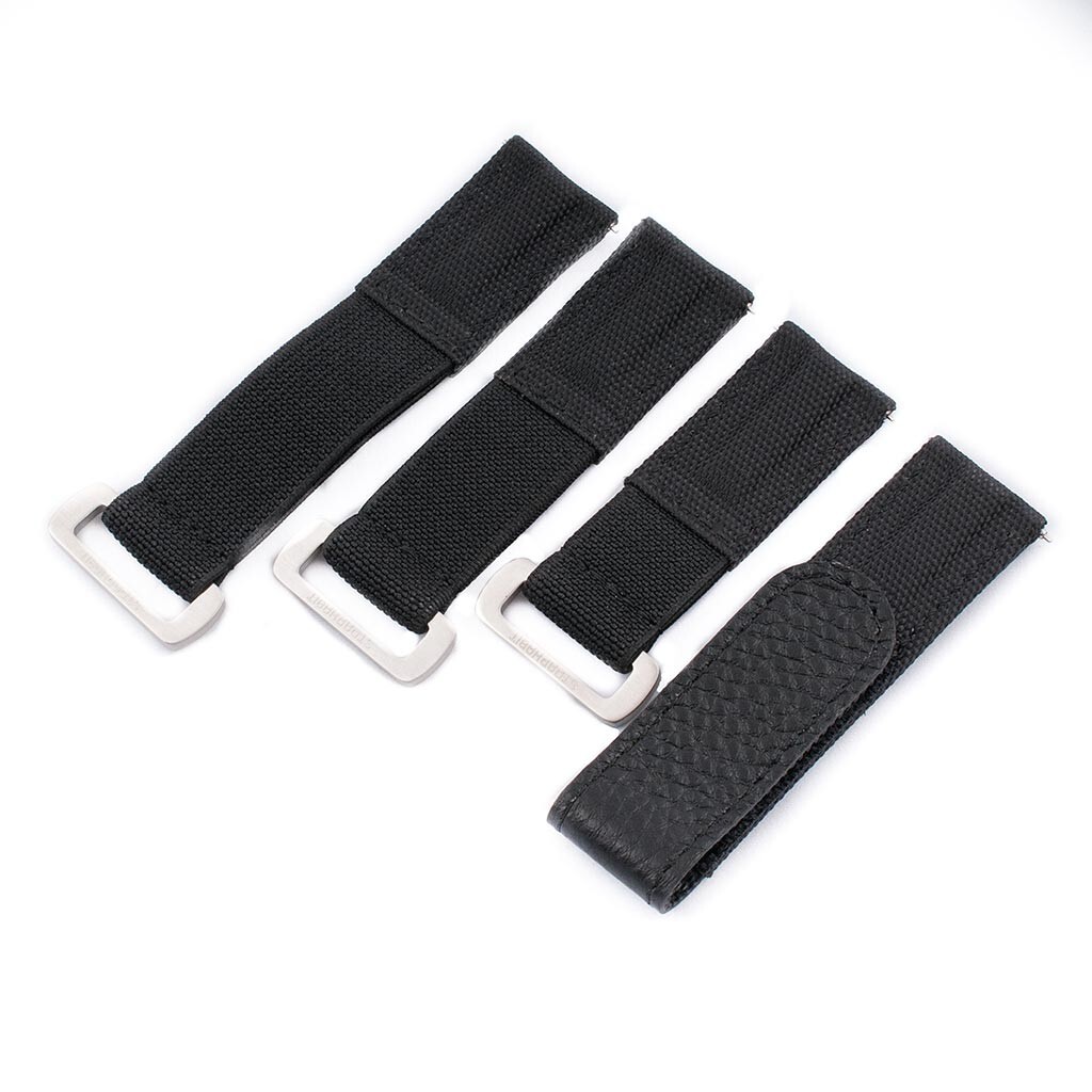 Hook and Loop Elastic Parachute Watch Strap Band Nylon Replacement Seiko Citizen