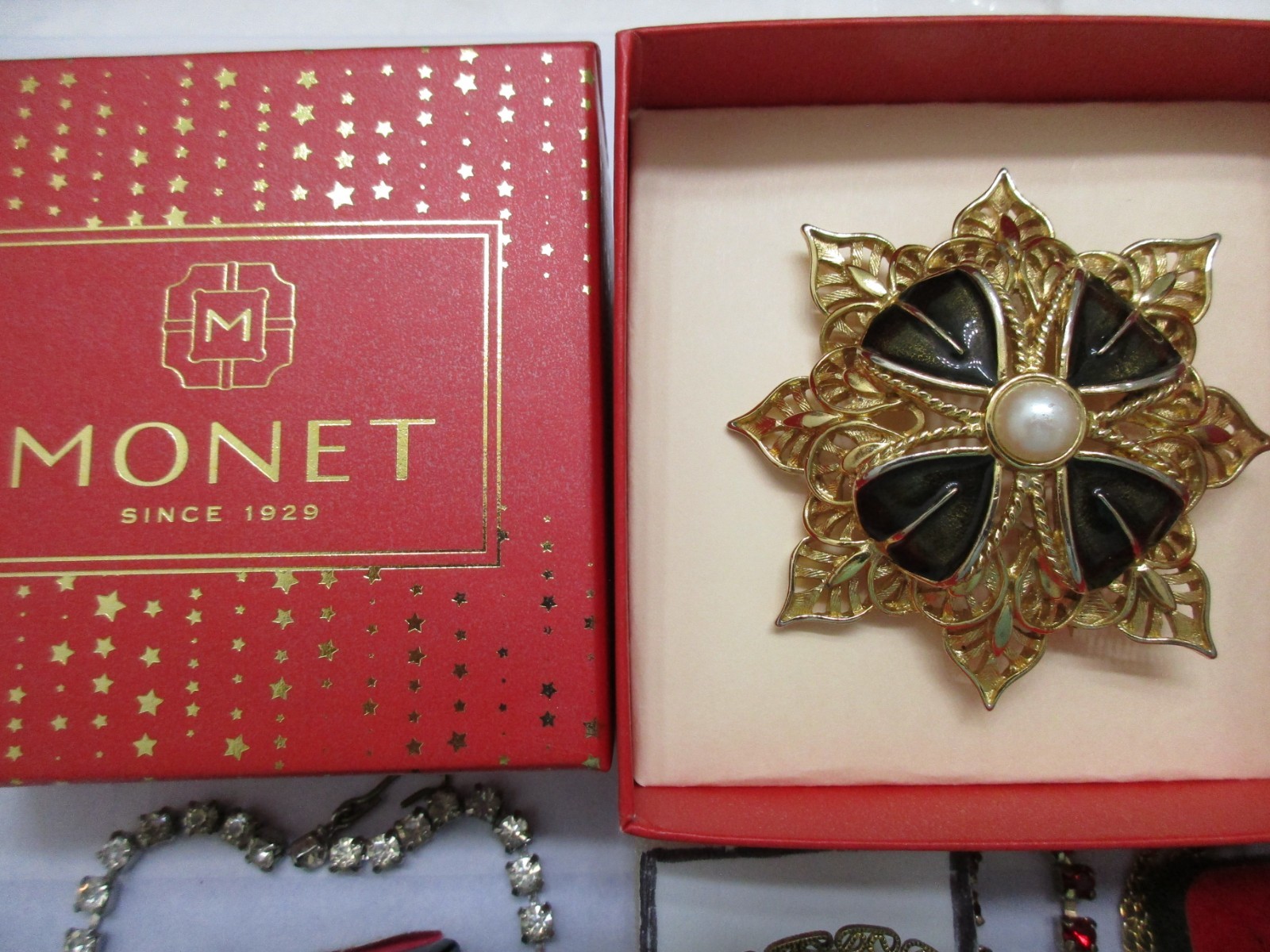 Vtg-Now Jewelry Lot Locket Cameo Heart Box AUSTRIA MONET PANDORA 925 +s/signed