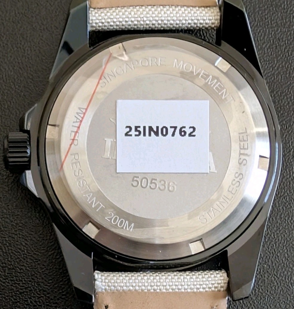Invicta Pro Diver Men’s Watch (Model 50536) – Beige Dial & Nylon Strap – 42mm