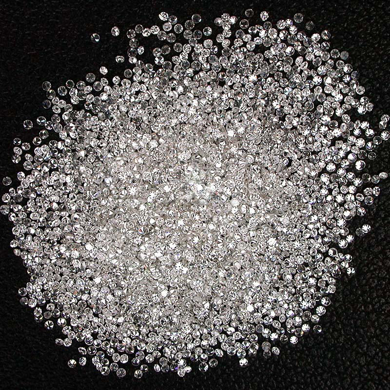 Real Natural Loose Diamond Round 100 Pcs Lot I1-I3 Clarity G-H White Color Q01